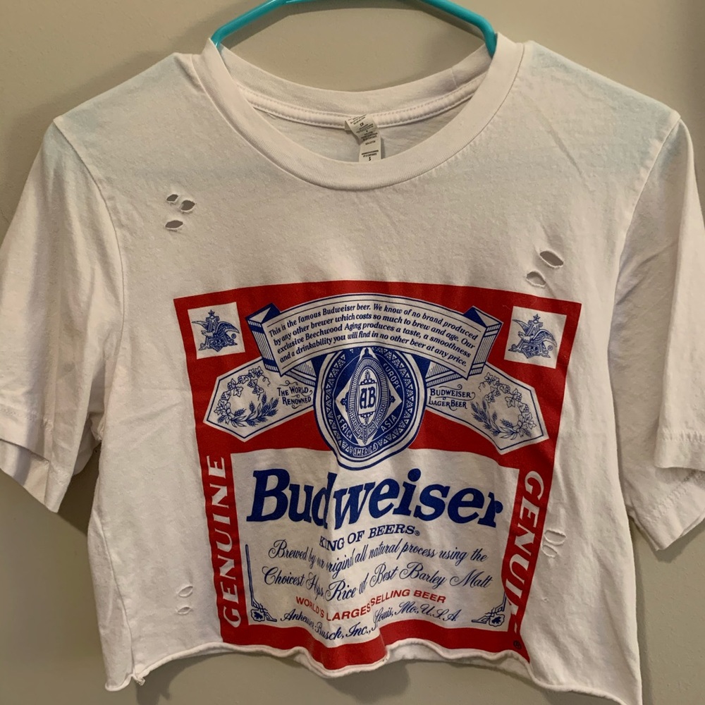 Crop top/ graphic tee